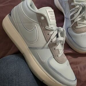 Nike Pale Blue and Cream Sneakers